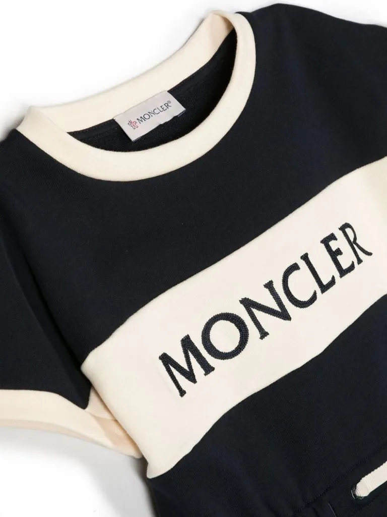 moncler Abito logo ricamato