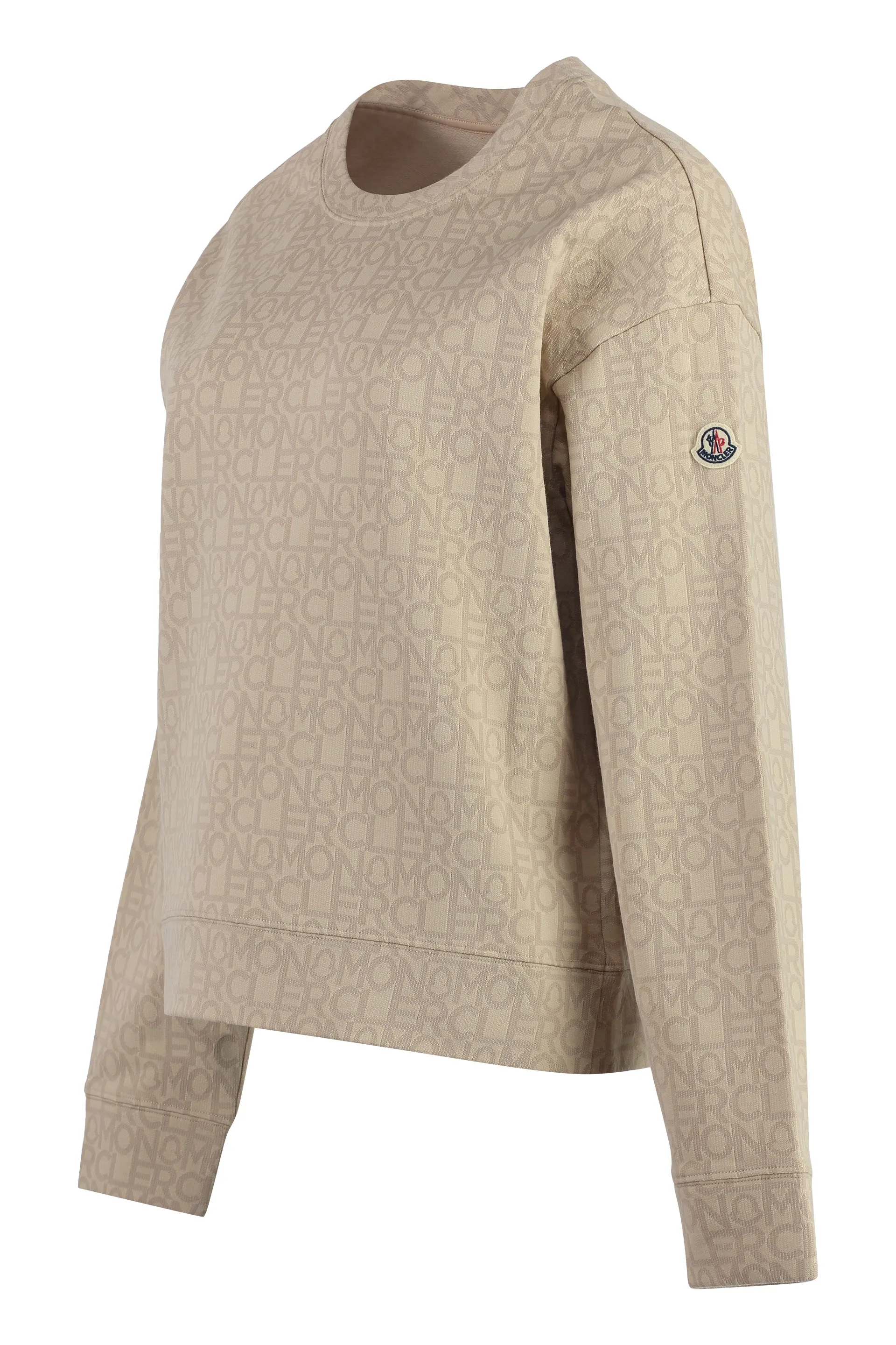 Moncler Felpa girocollo in cotone