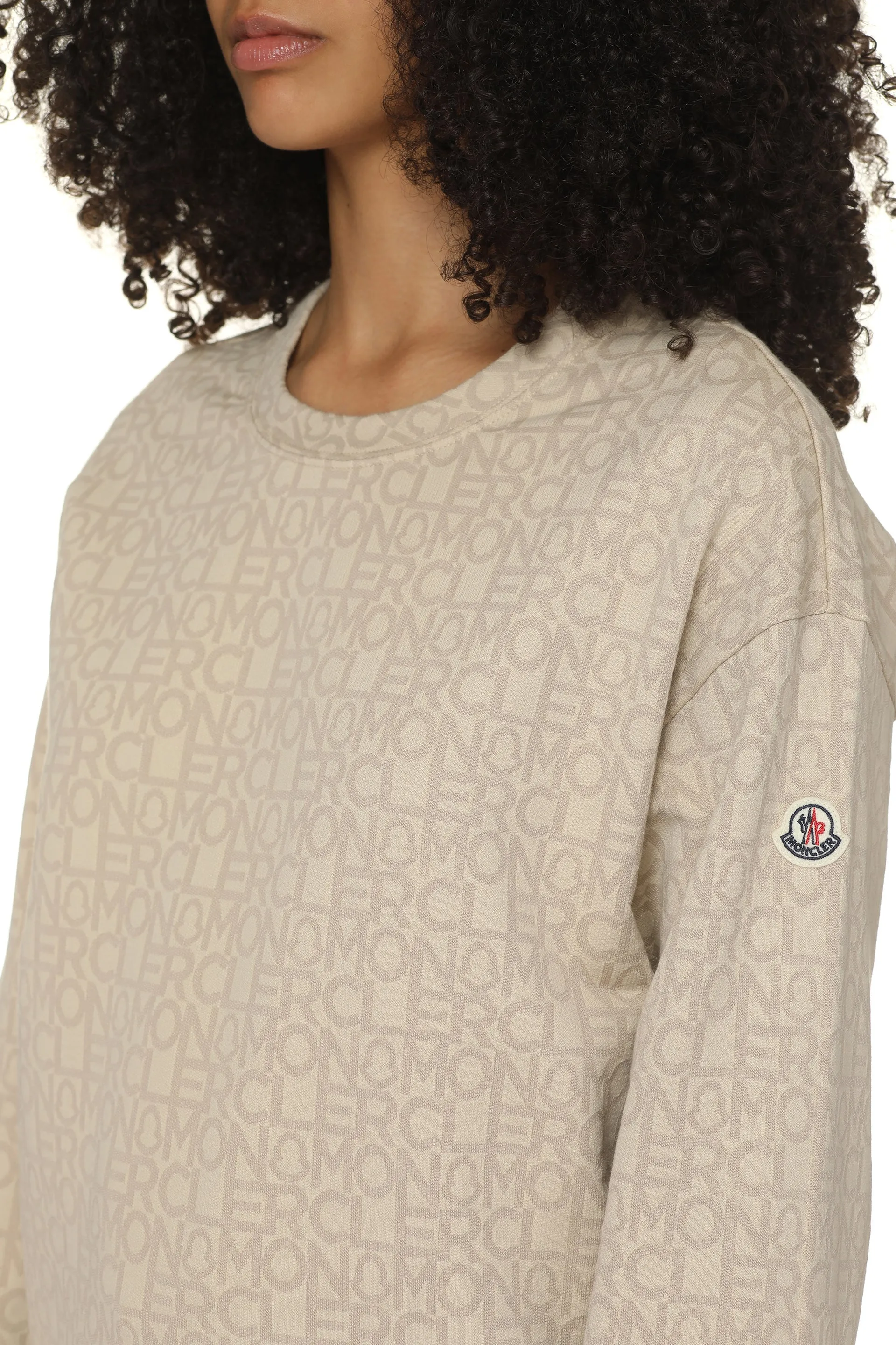 Moncler Felpa girocollo in cotone
