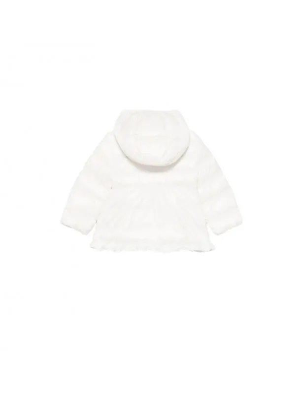 MONCLER     Giubbino Odile bianco con logo Moncler