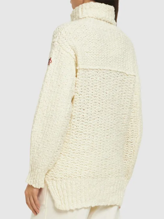 Moncler Grenoble Maglia collo alto in misto lana 