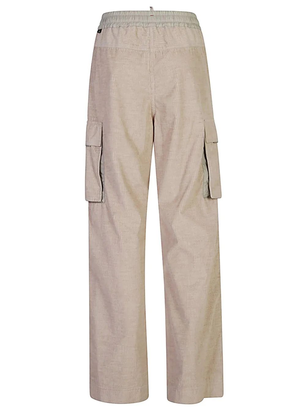 Moncler Grenoble-Pantaloni con applicazione