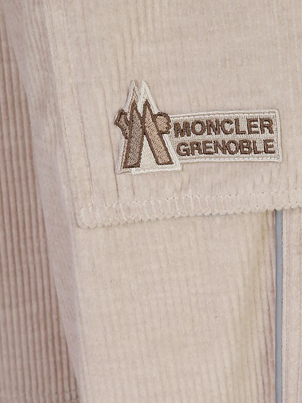 Moncler Grenoble-Pantaloni con applicazione