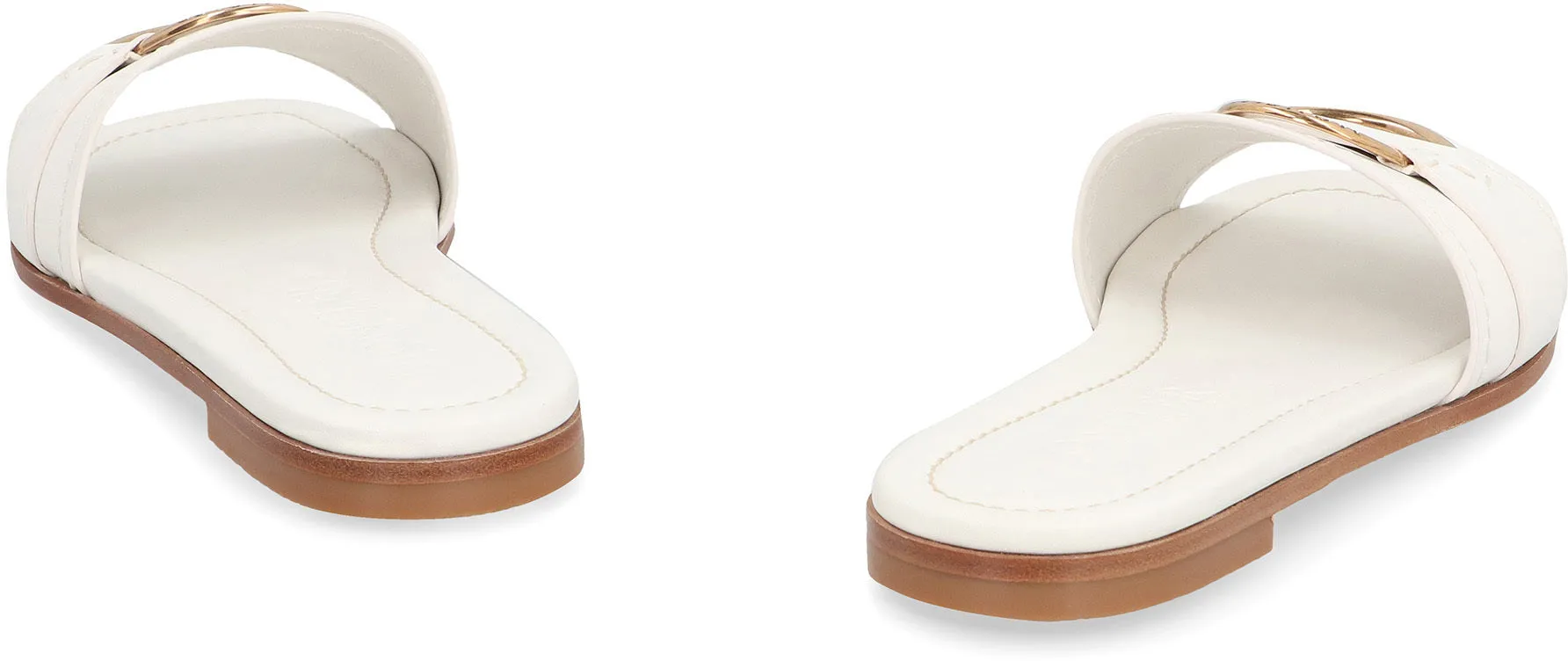Moncler Slides Bell in pelle