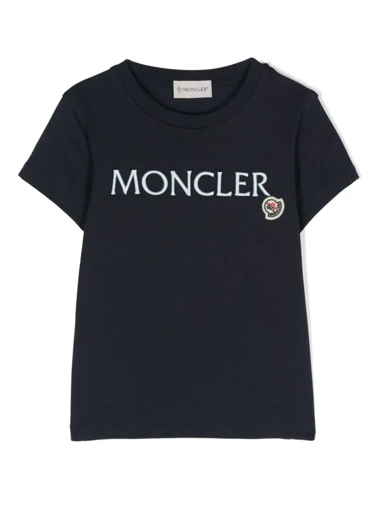 moncler T-shirt logo ricamato