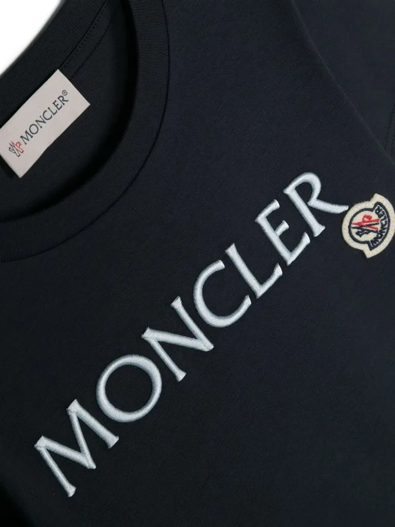 moncler T-shirt logo ricamato