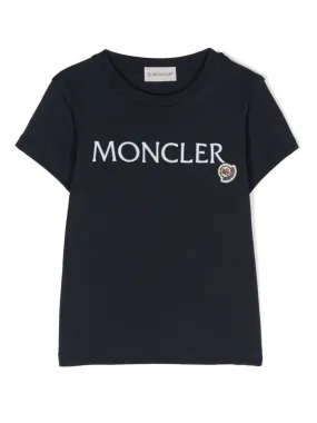 moncler T-shirt logo ricamato
