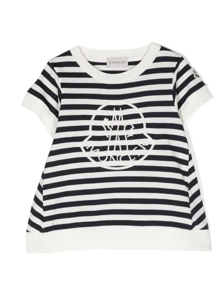 moncler T-shirt motivo righe