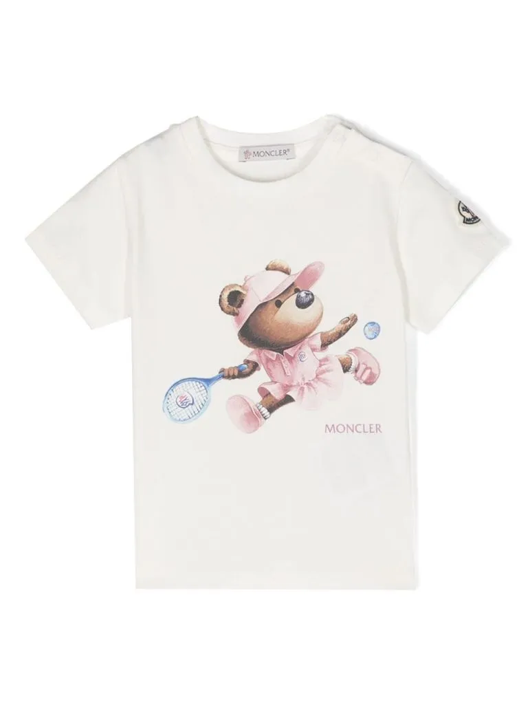 moncler T-shirt motivo tennis