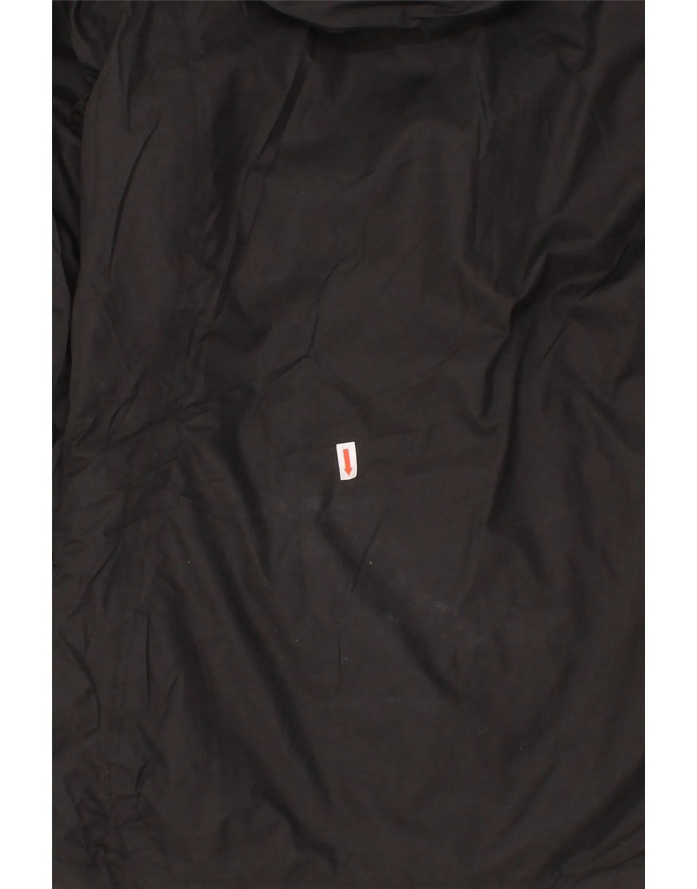 MOUNTAIN WAREHOUSE Womens Loose Fit Hooded Rain Jacket UK 10 Small Black