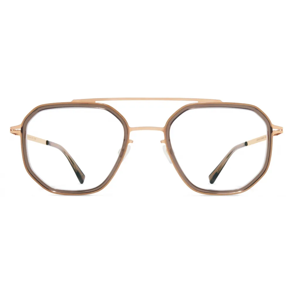 Mykita - Satu - Lite - Champagne Oro Cenere Trasparente - Metal Glasses - Occhiali da Vista - Mykita Eyewear