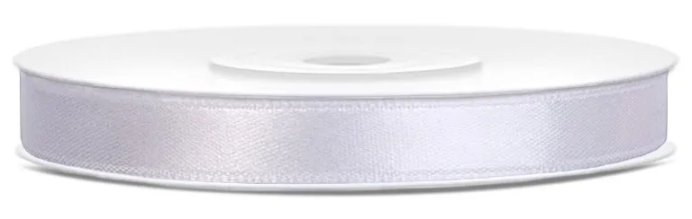 Nastro regalo in raso bianco 25m