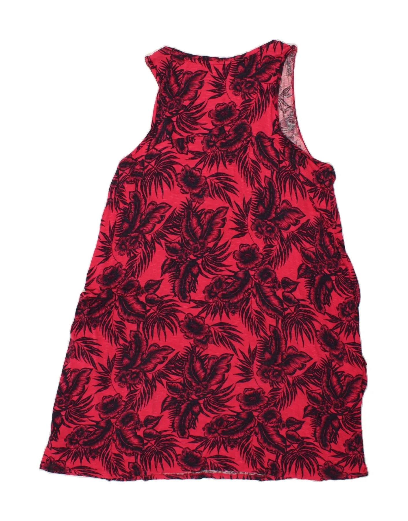 NEXT Womens Sleeveless Sundress UK 18 XL  Pink Floral Viscose