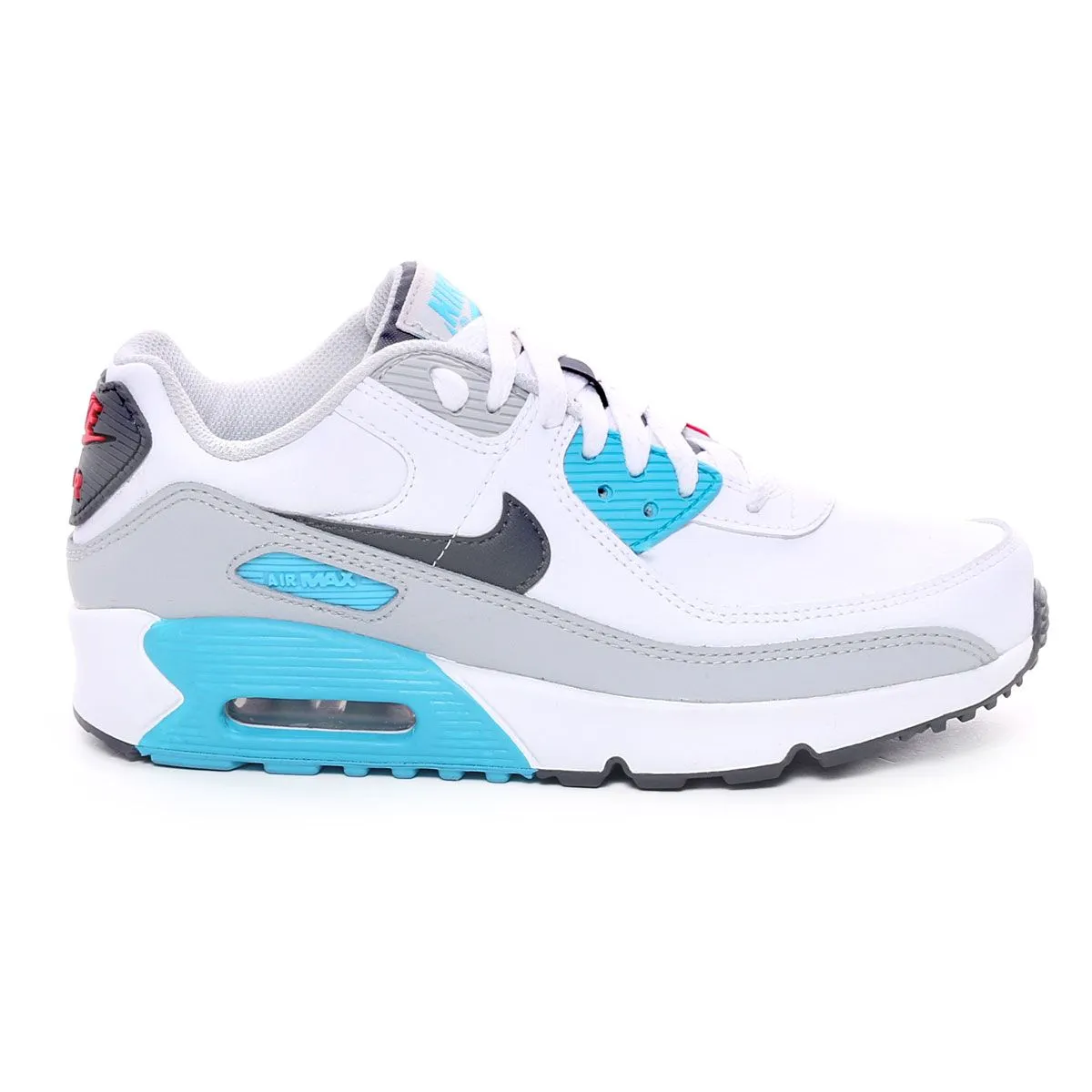 Nike Air Max 90 Ltr Gs Bianco Azzurro