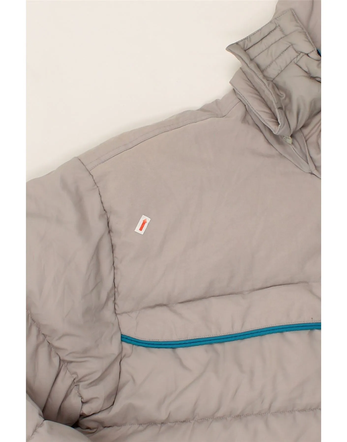 NIKE Mens Hooded Padded Jacket UK 39/41 Medium Grey