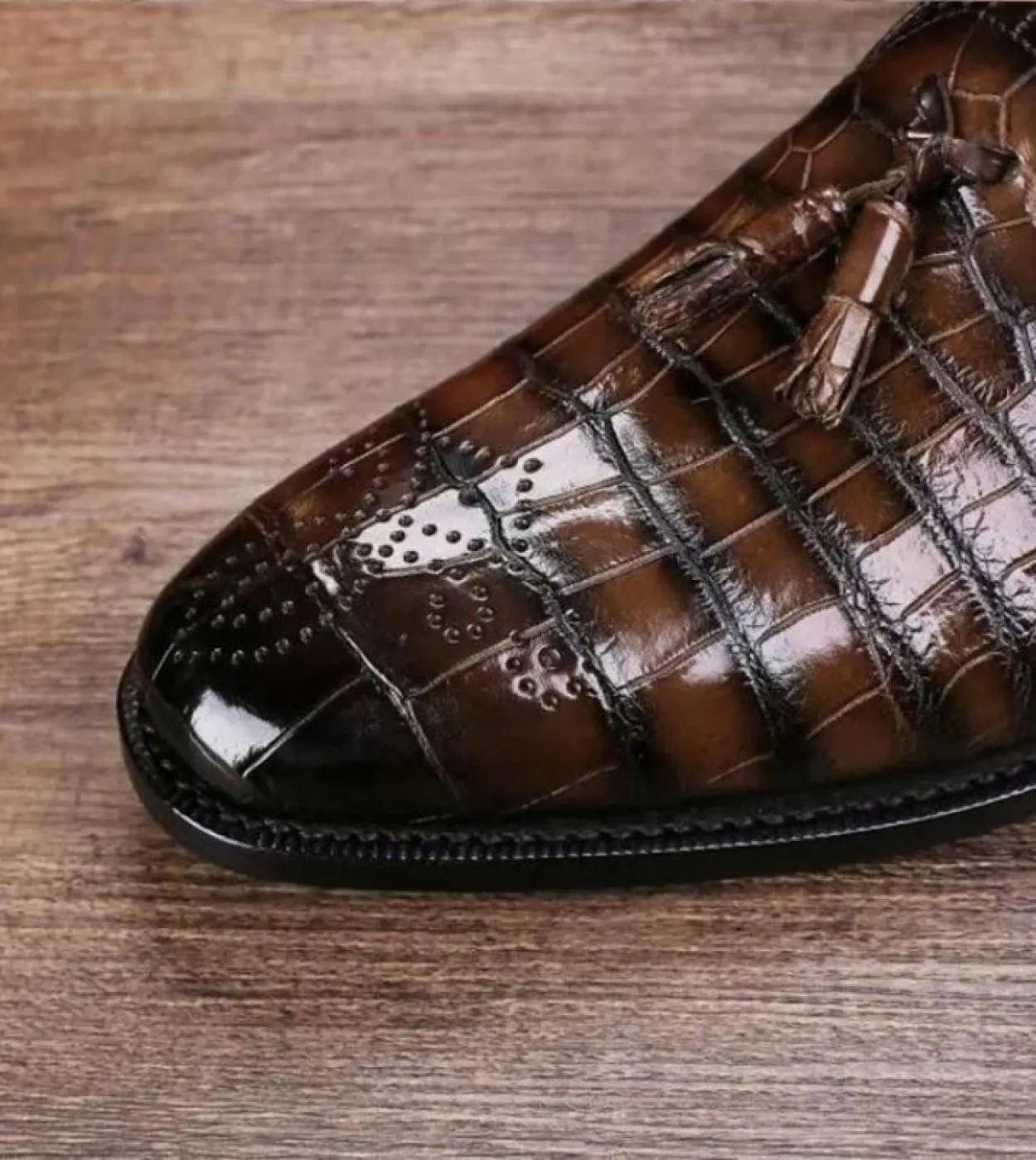 Nuovi mocassini Scarpe da uomo Pu Tinta unita Moda Business Casual Party Daily Crocodile Pattern Nappa Scarpe eleganti traspiran