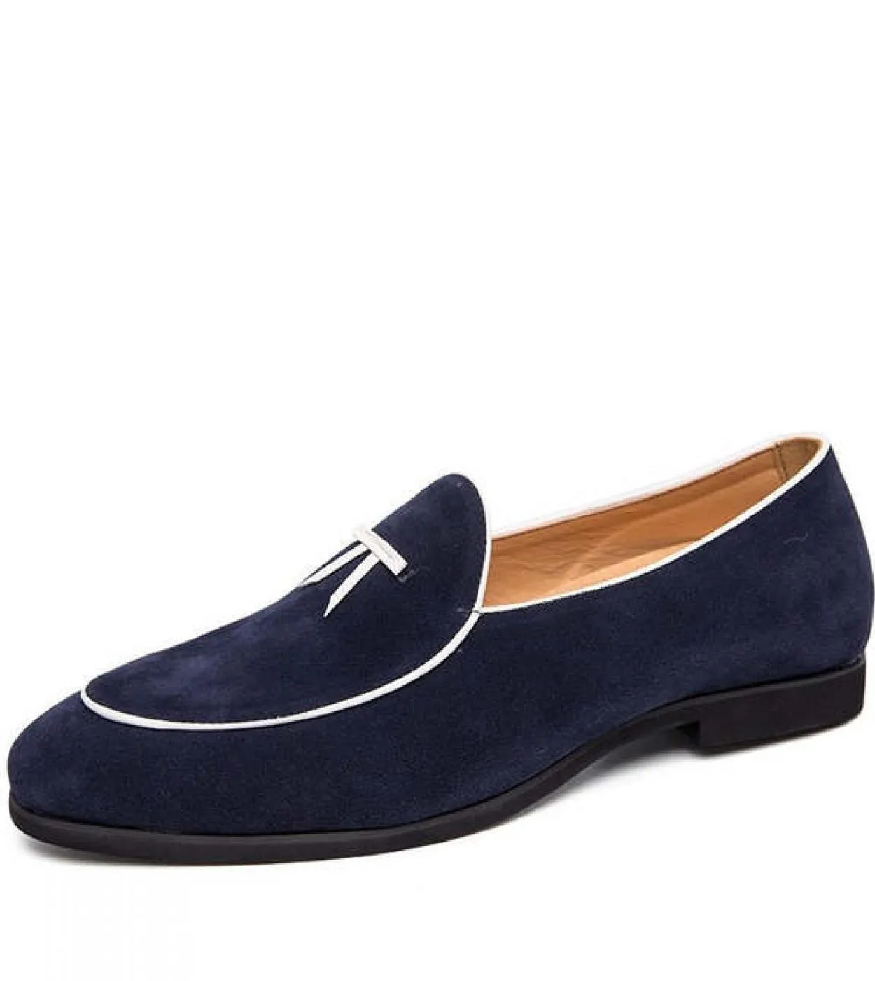 Nuovi mocassini Scarpe da uomo Retro Velluto oro Moda All Match Business Casual Matrimonio Cuciture classiche Scarpa con fiocco