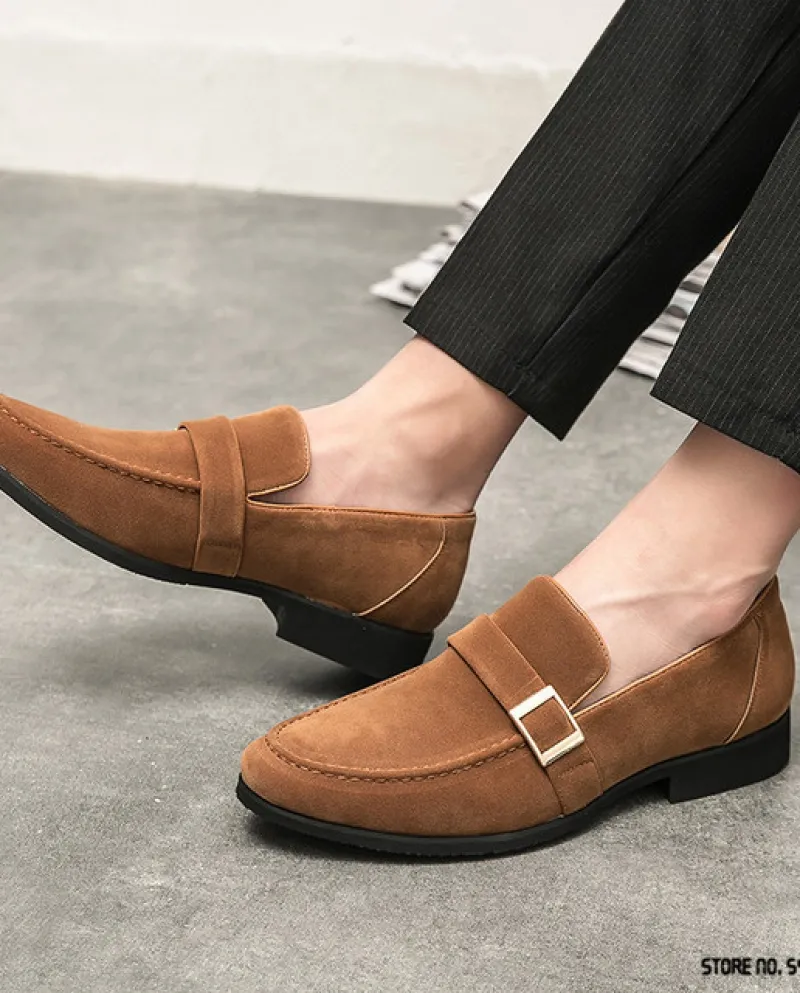 Nuovo 2022 di Lusso Gentiluomo Monk Strap Slip On Scarpe Per Gli Uomini Casual Mocassini Affari Vestito Convenzionale Calzature