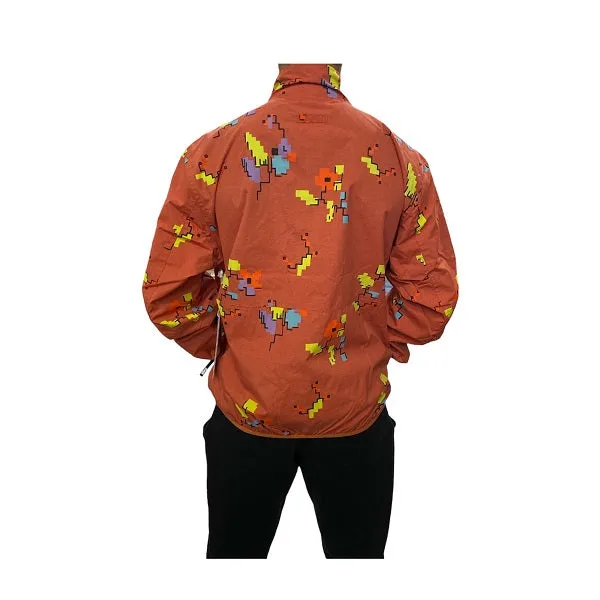 Obey reversible men's jacket Digital 121800495 orange ginger-lilac