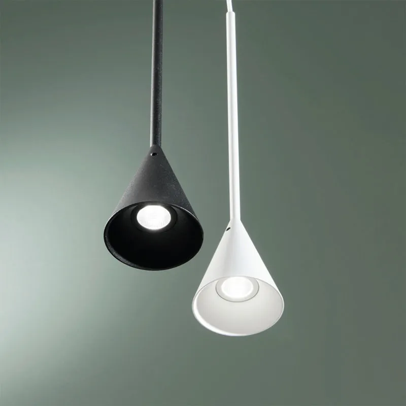 Ondaluce Sospensione LEX/3 LED in alluminio, bianco