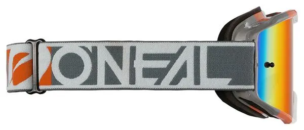 O'Neal B-10 Duplex Goggle Grey/Orange Radium Lens Red