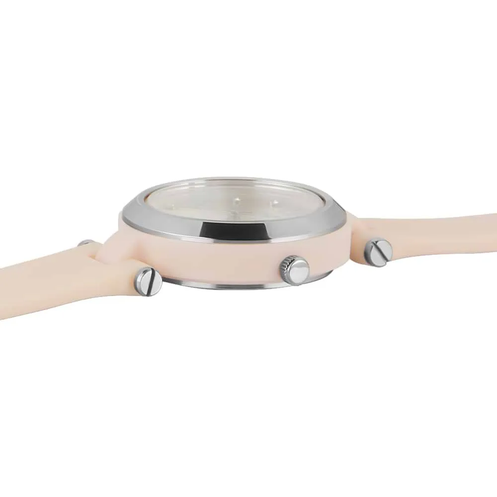 Orologio Al Quarzo Stroili Brighton Cassa Rotonda Plastica Rosa 32 mm Quadrante Rosa Cinturino Silicone Rosa