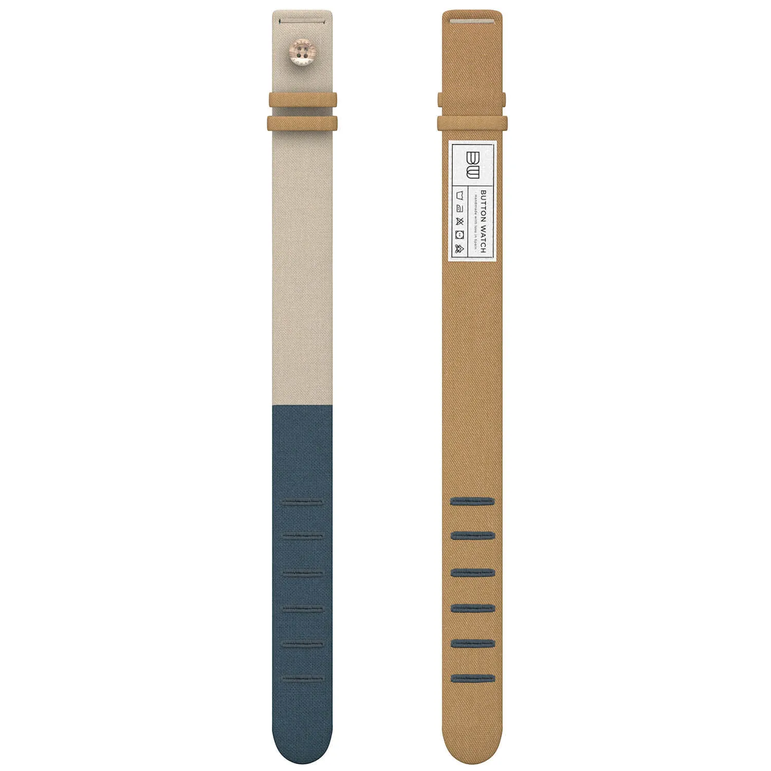 Orologio Uomo Button Watch in Lega e Tessuto
