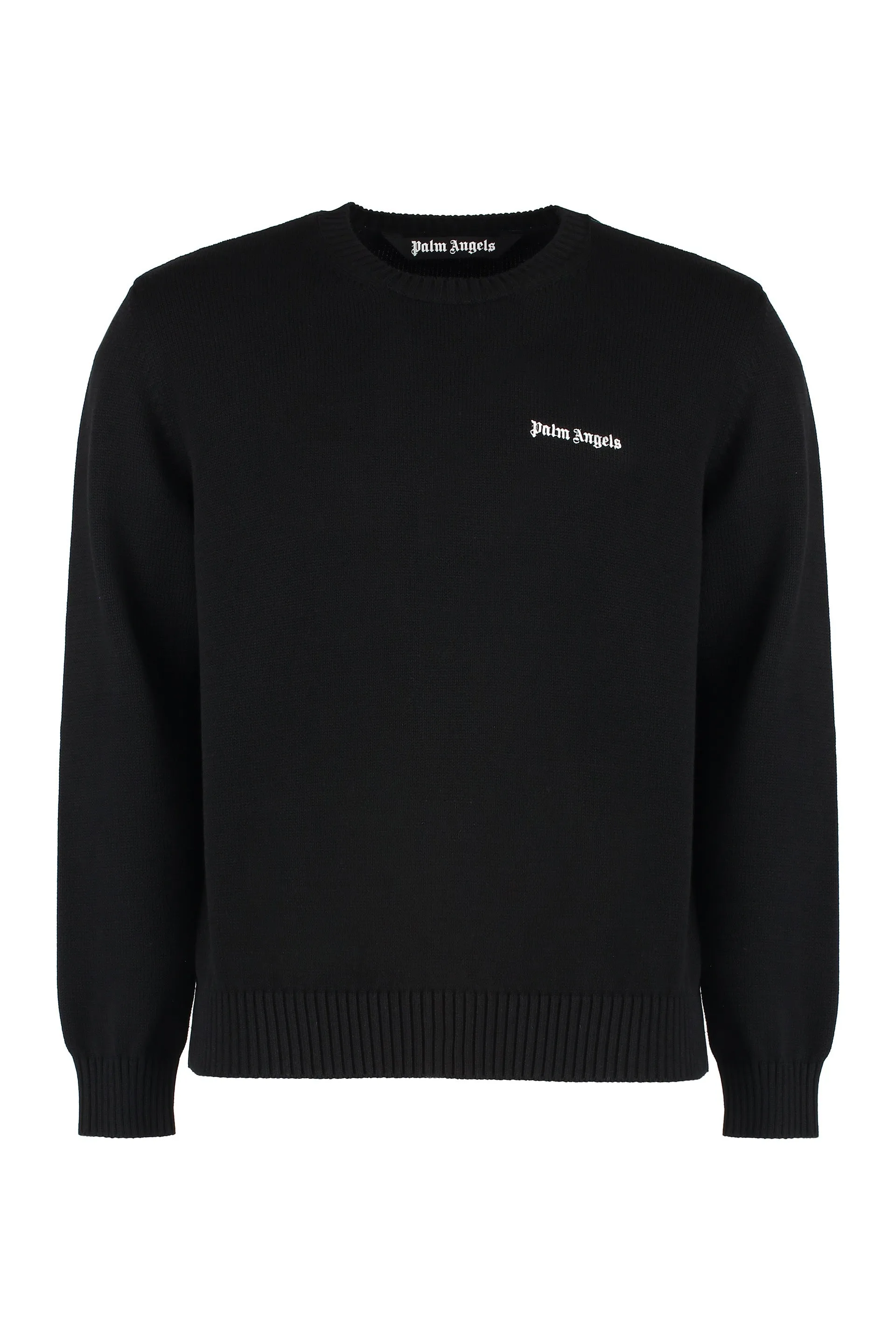 Palm Angels Maglione girocollo in cotone