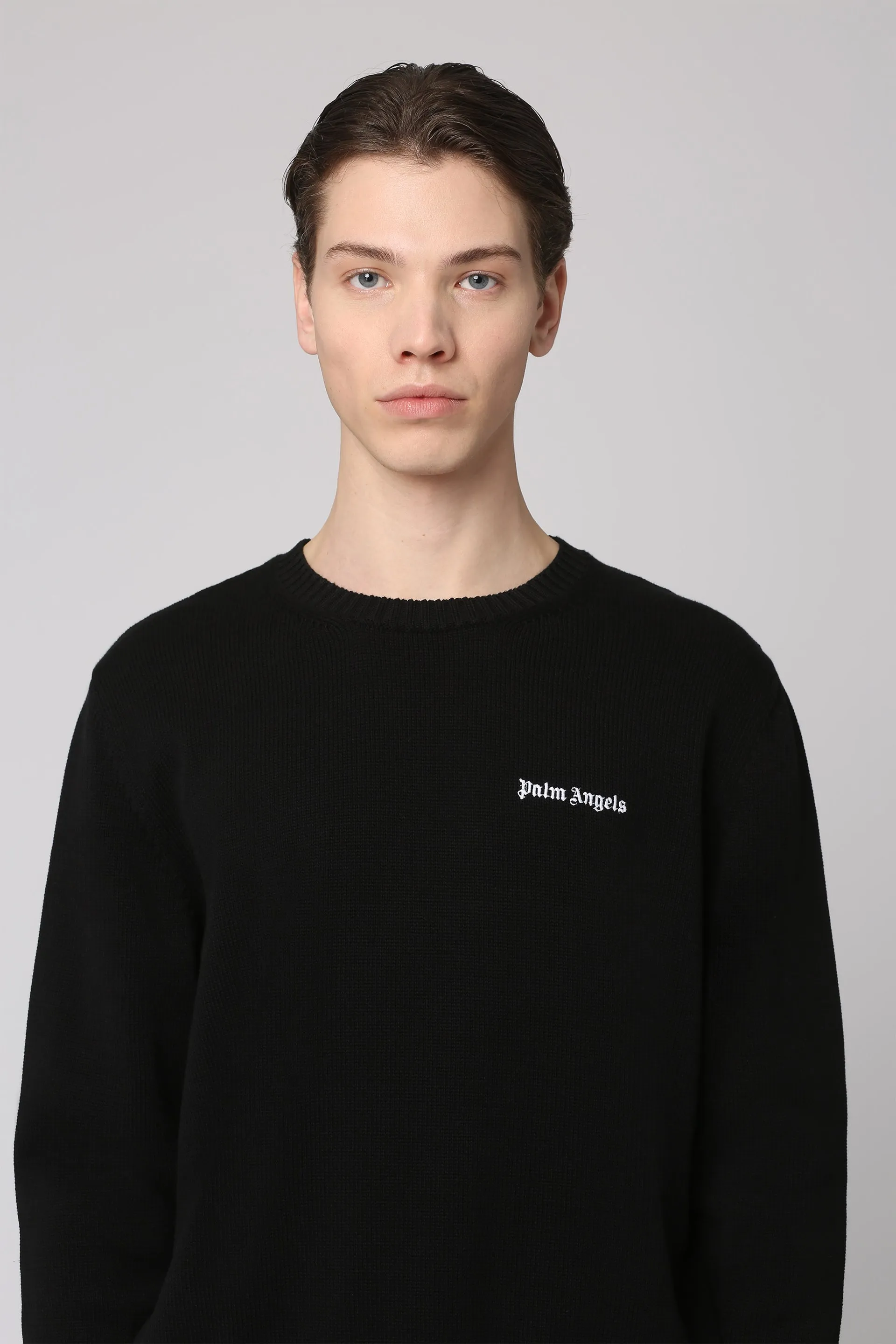 Palm Angels Maglione girocollo in cotone