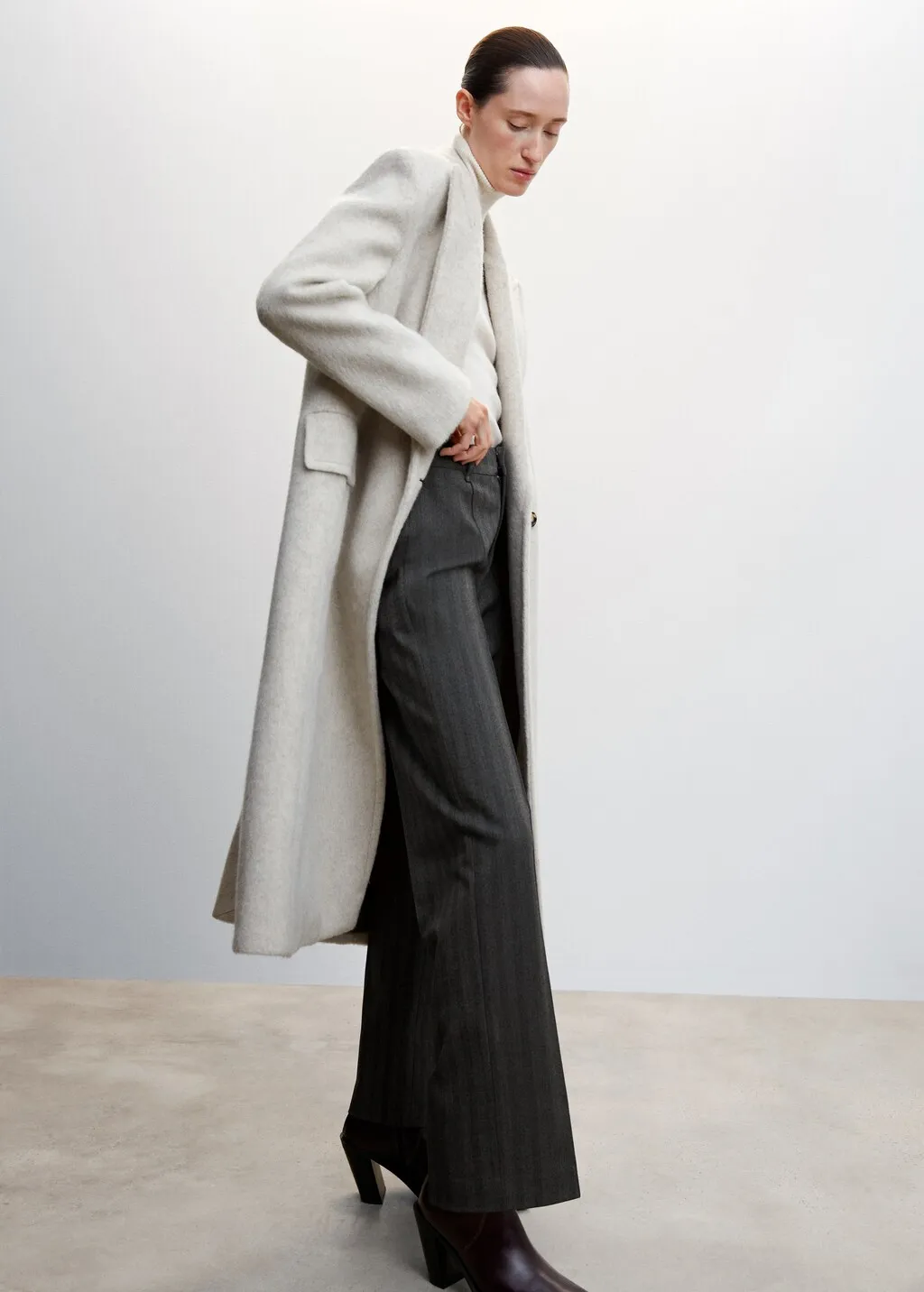 Pantaloni diritti righe