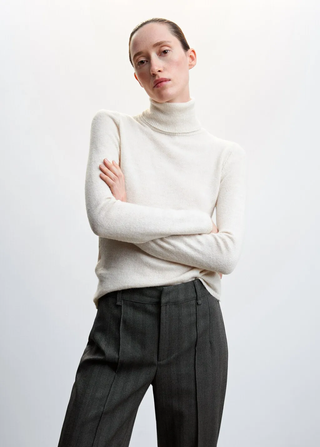 Pantaloni diritti righe