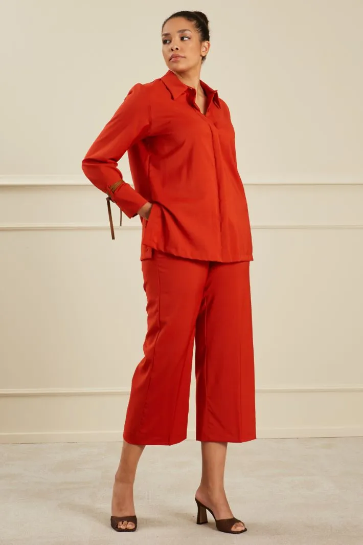 Pantaloni in pura lana