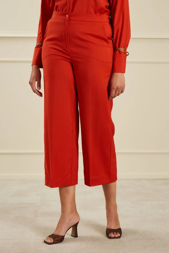 Pantaloni in pura lana