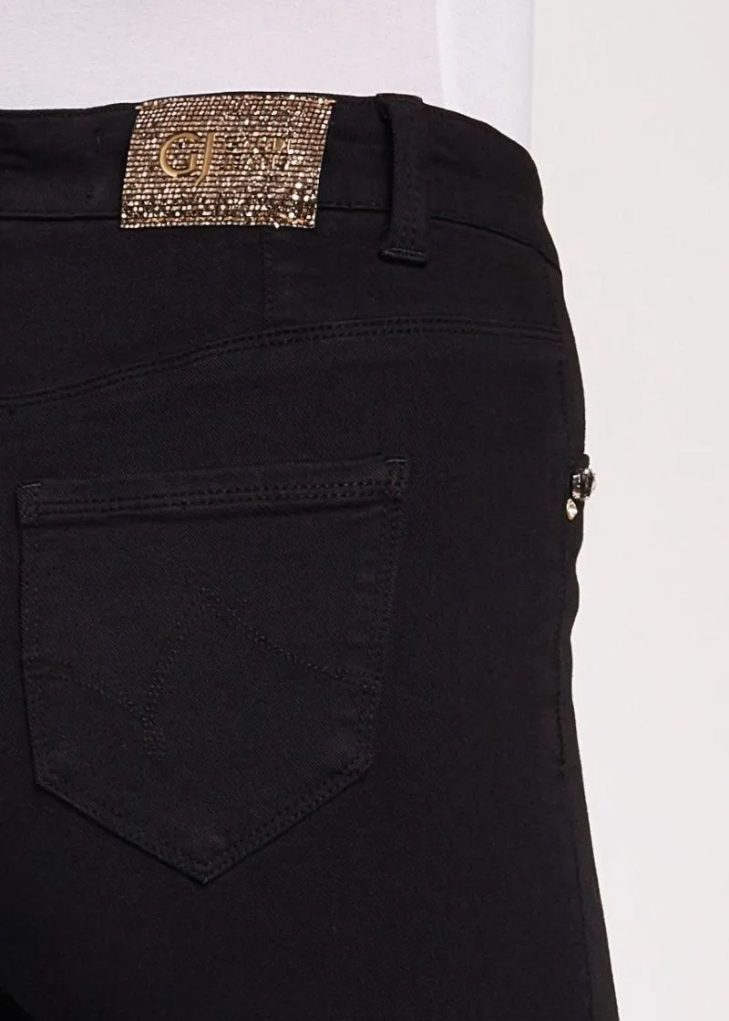 Pantaloni jeggings a vita alta