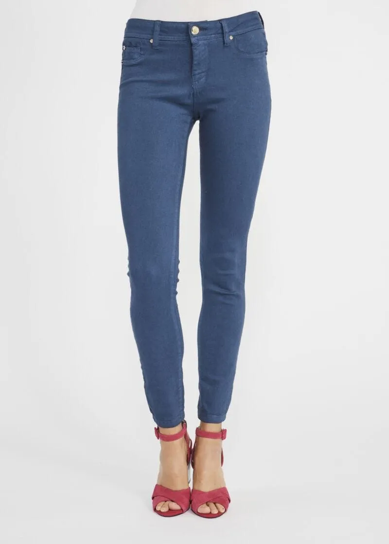 Pantaloni jeggings in cotone stretch