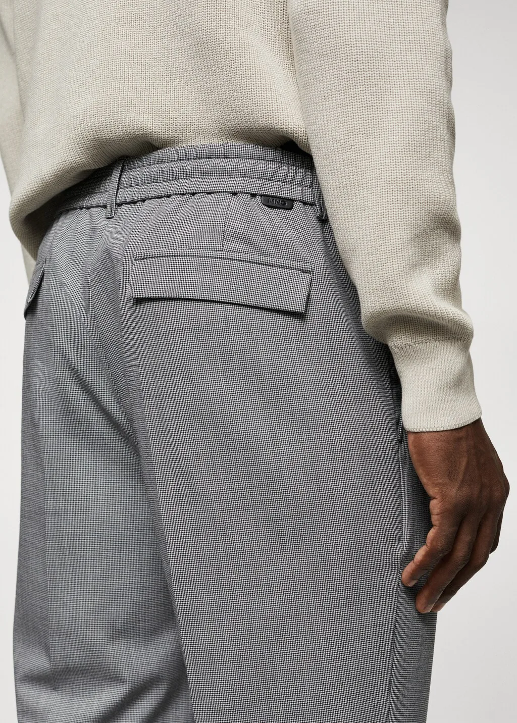 Pantaloni slim fit pinces