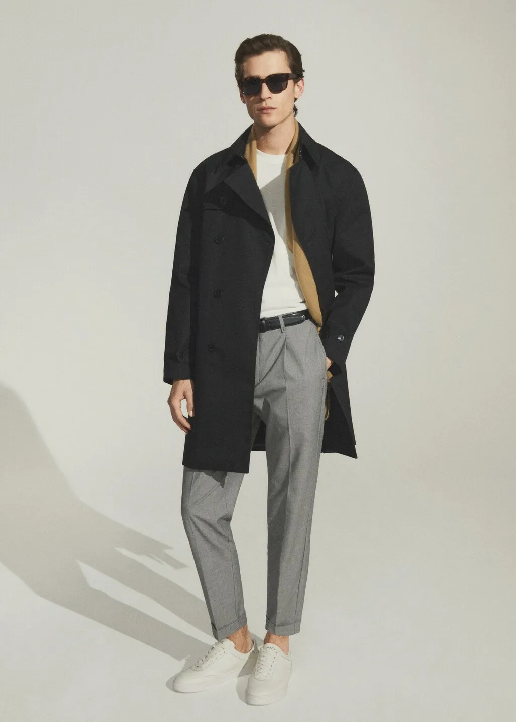 Pantaloni slim fit pinces