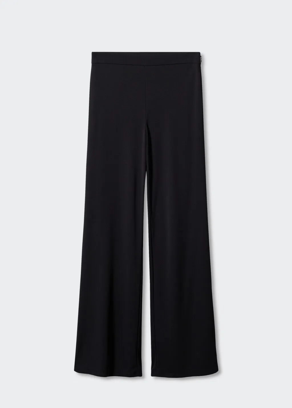 Pantaloni wideleg vita alta
