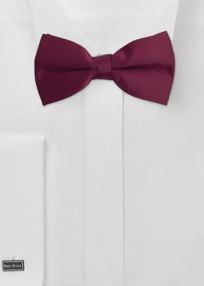 Papillon da annodare rosso vino