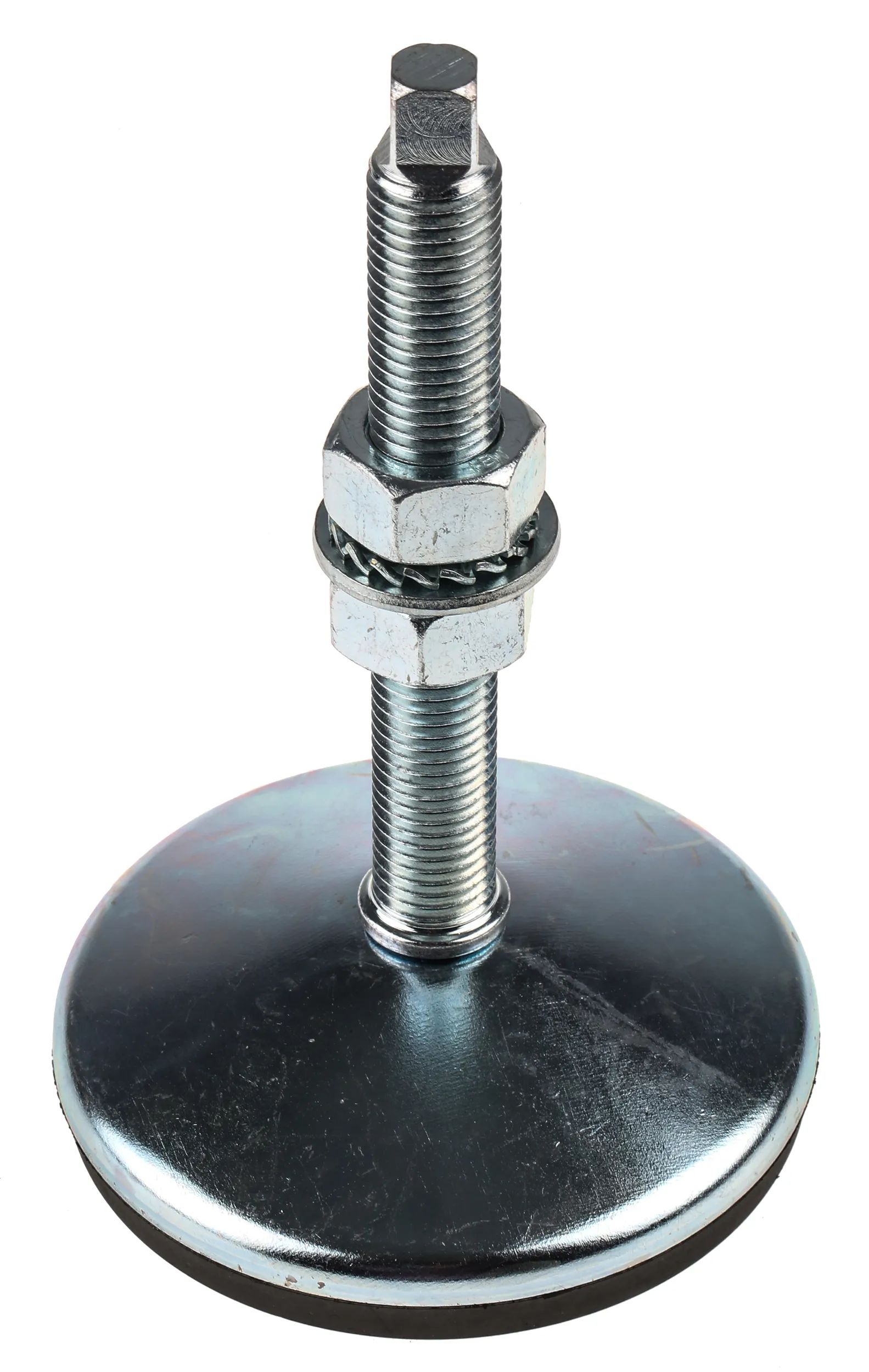 Piedino regolabile RS PRO in Acciaio placcato Zinco, M16 x 125mm, 900kg