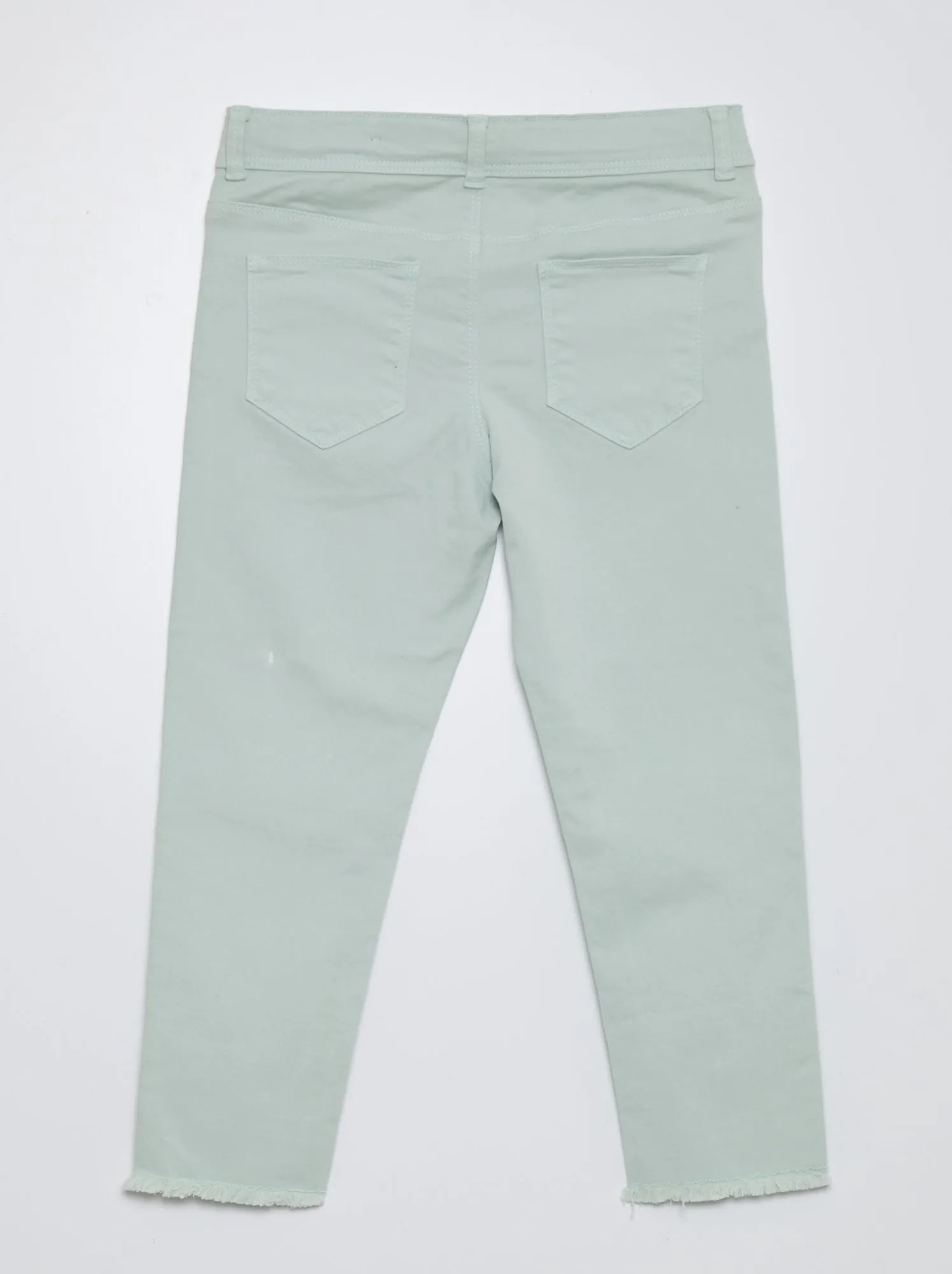 Pinocchietto skinny a vita alta - blu