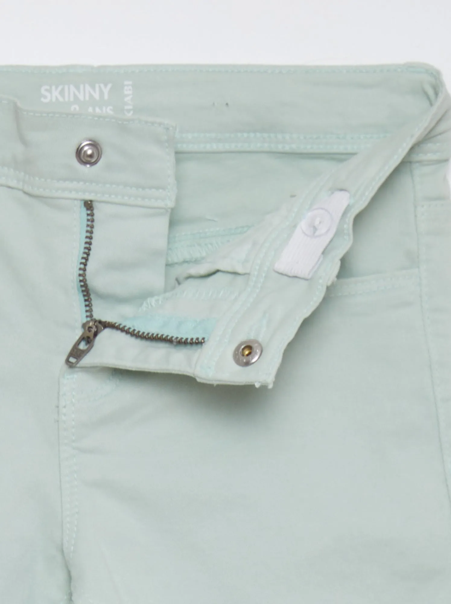 Pinocchietto skinny a vita alta - blu