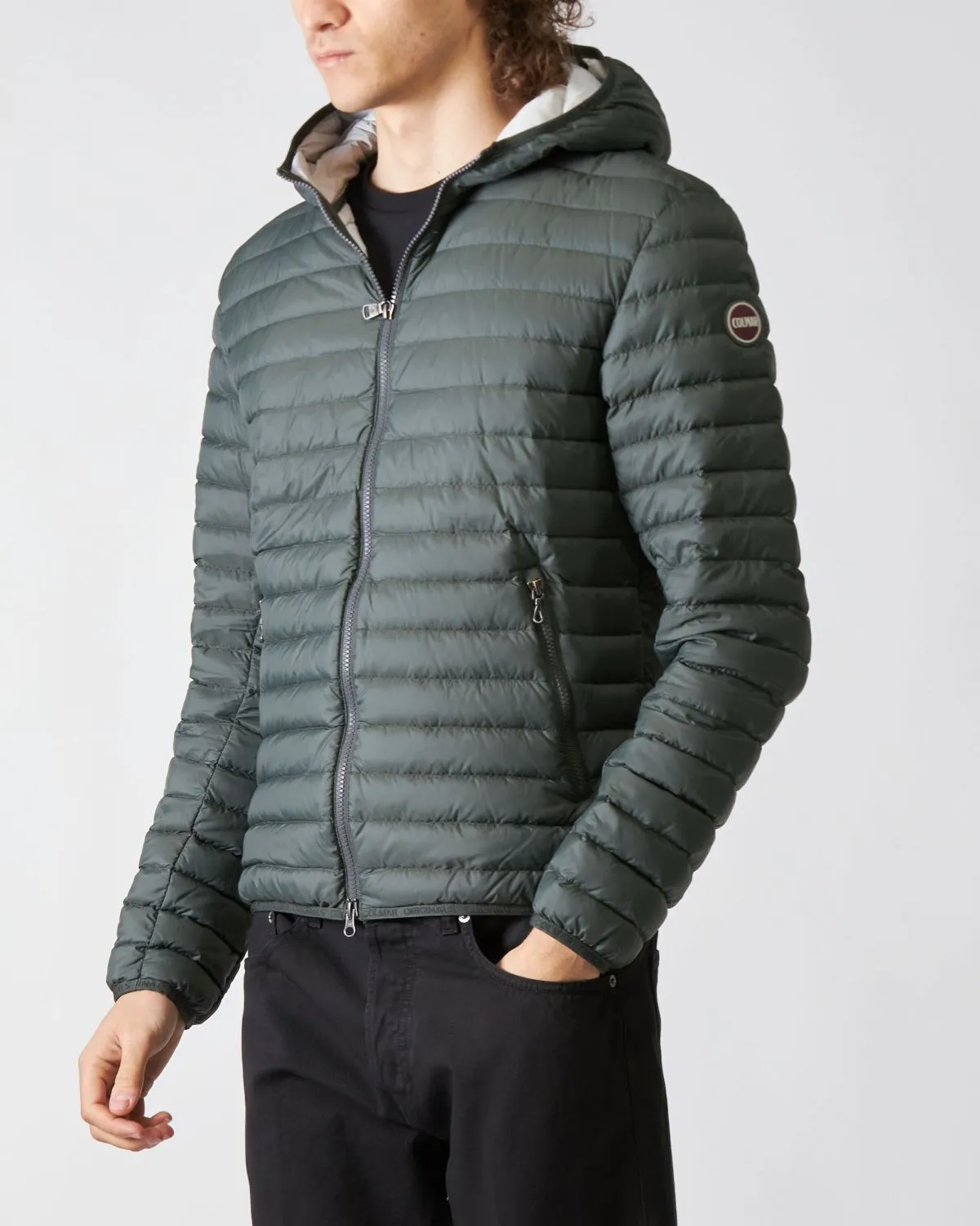 Piumino Duvet Repunk Verde con Cappuccio
