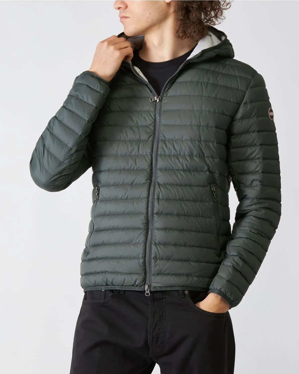Piumino Duvet Repunk Verde con Cappuccio