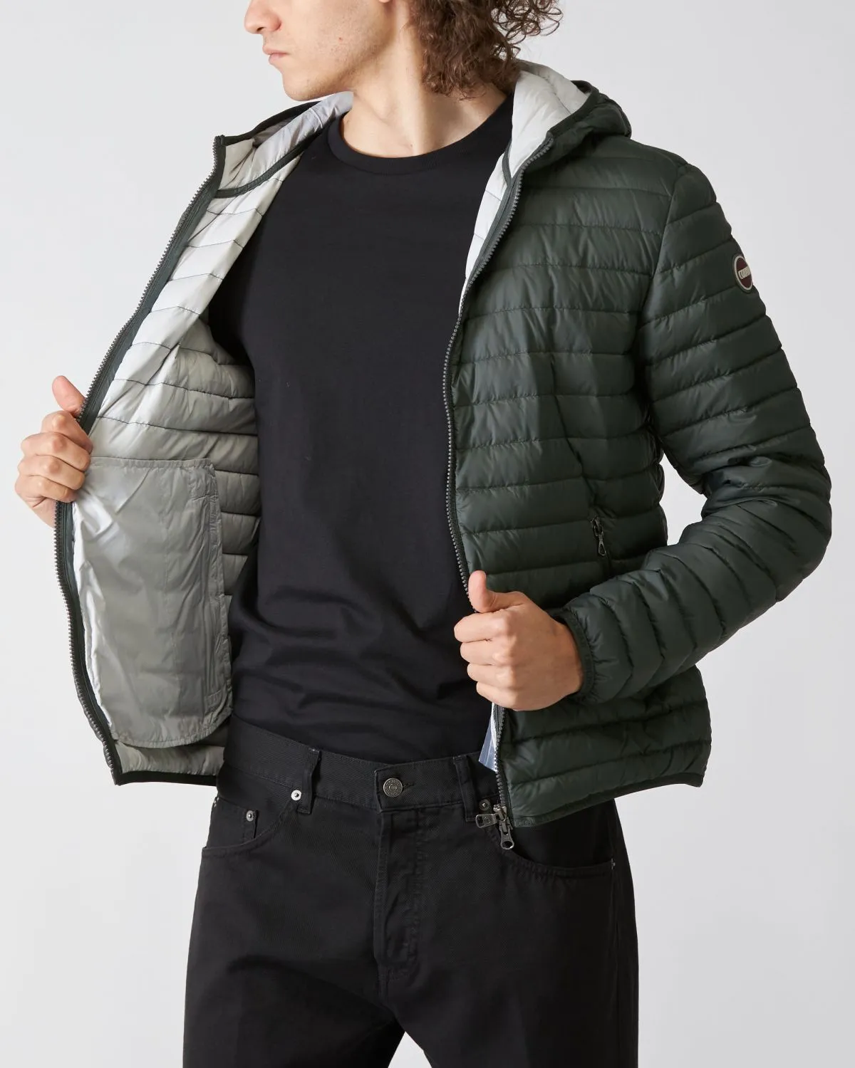Piumino Duvet Repunk Verde con Cappuccio
