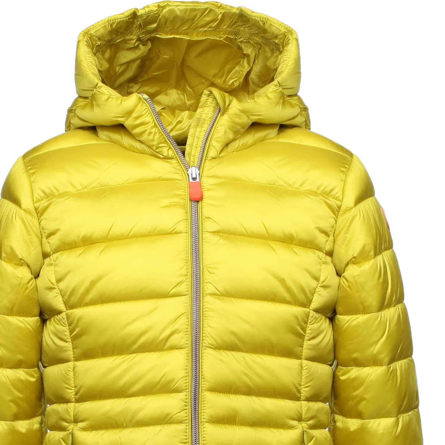 Piumino Iris Lungo Lime Perlato Bambina
