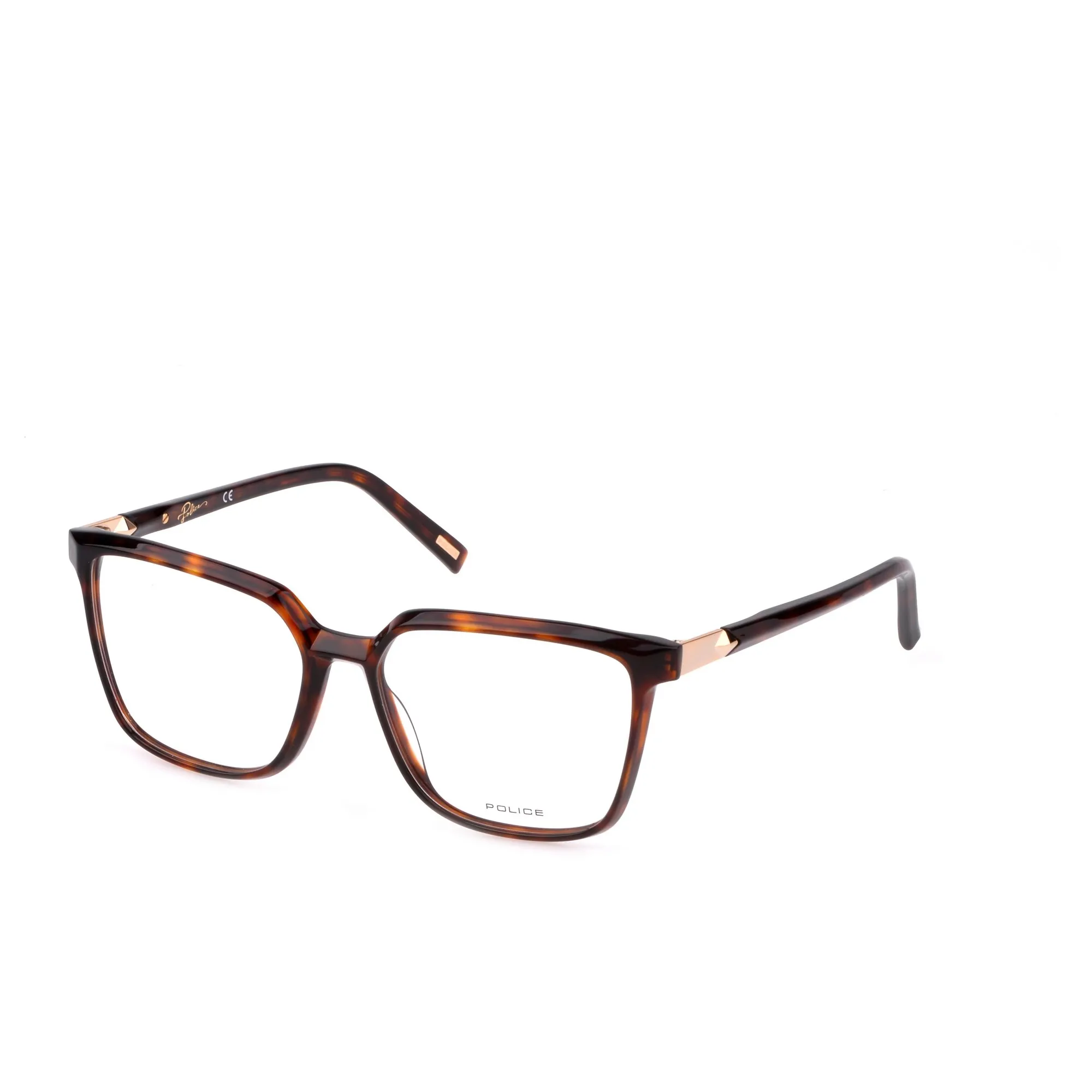   Police VPLF27 Swan 1 0714 Avana Scuro Lucido | Occhiale Da Vista Donna 