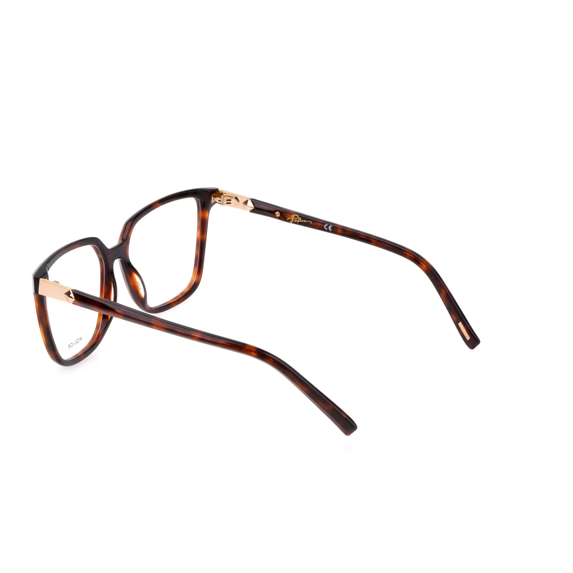   Police VPLF27 Swan 1 0714 Avana Scuro Lucido | Occhiale Da Vista Donna 