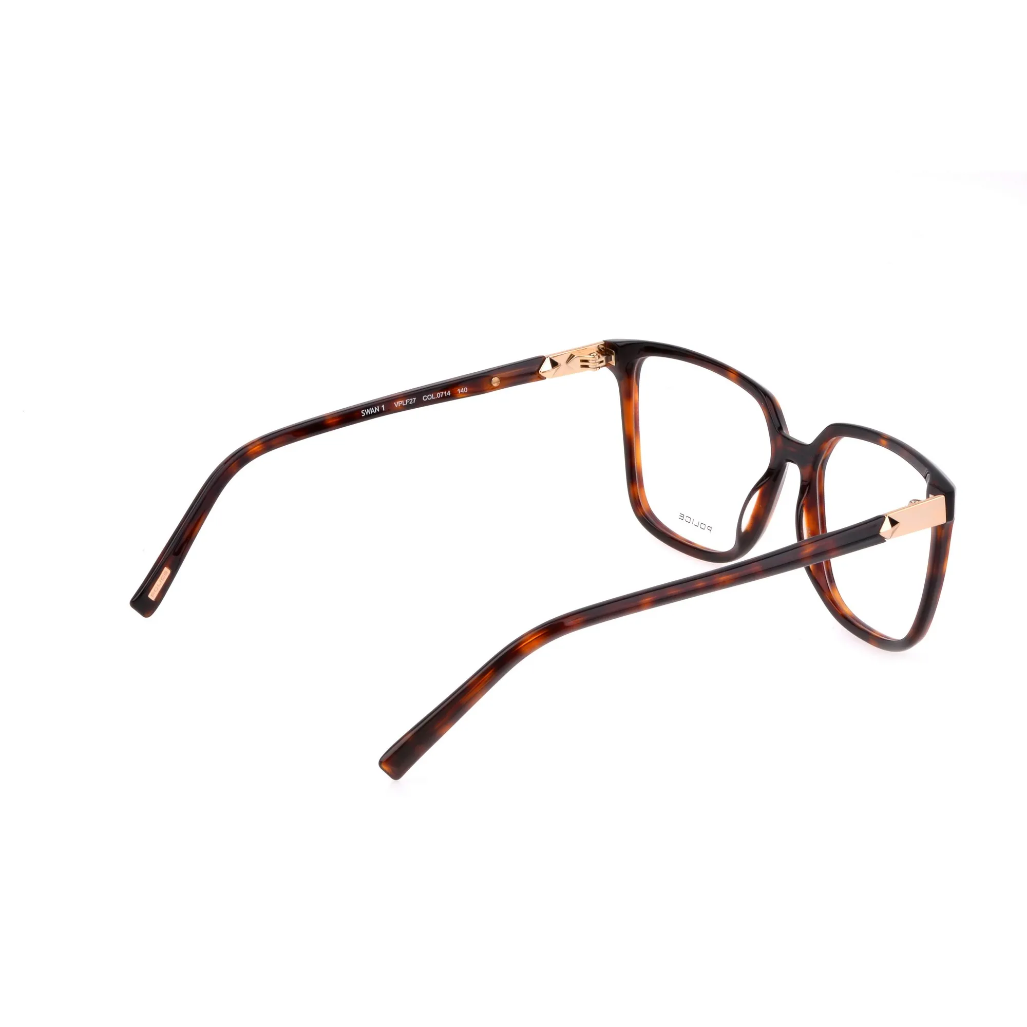   Police VPLF27 Swan 1 0714 Avana Scuro Lucido | Occhiale Da Vista Donna 