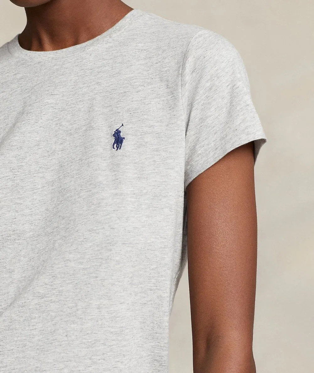 POLO RALPH LAUREN DONNA--Maglietta girocollo in jersey di cotone